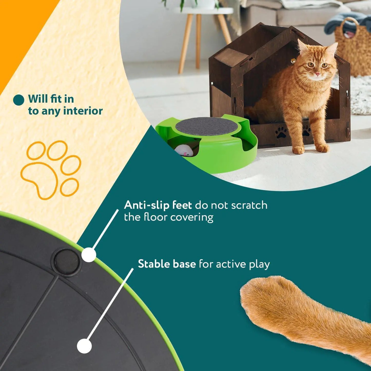 Gioco interattivo per gatti