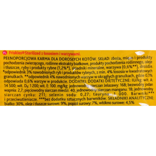 Cat food Purina FRISKIES Sterilized Adult 1,5 Kg-1